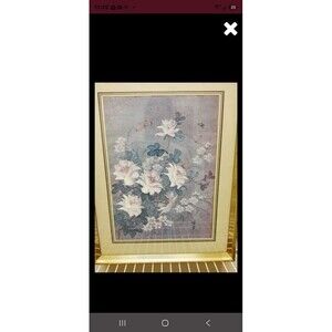 David Lee Signed Floral Print